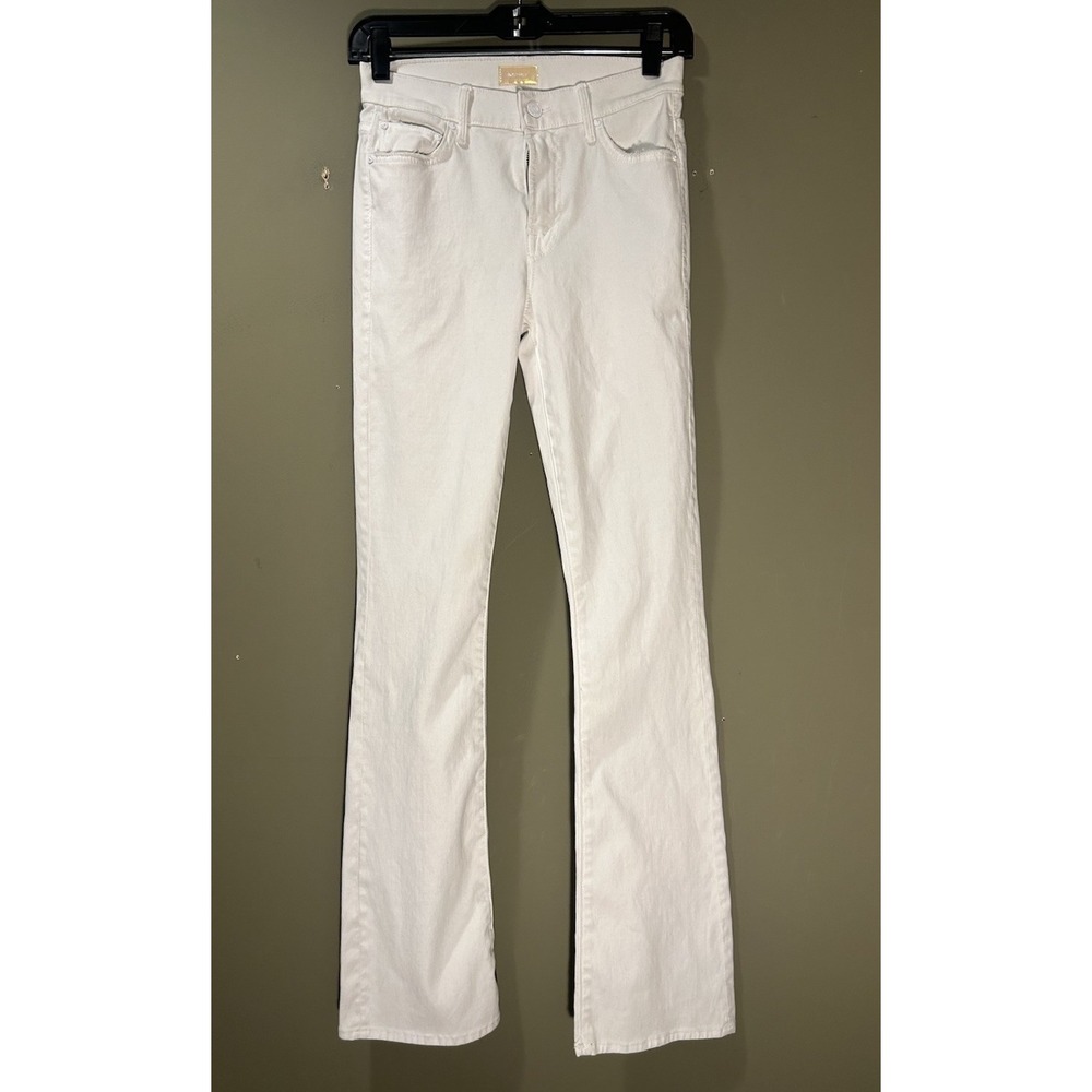 MOTHER White Flare Jeans